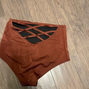 Out from under crisscross bikini bottom